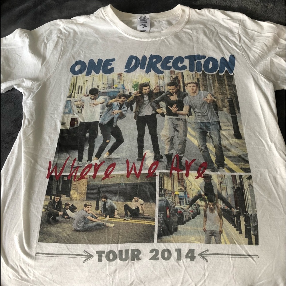 One direction shirt for 2014 Where We Are Tour